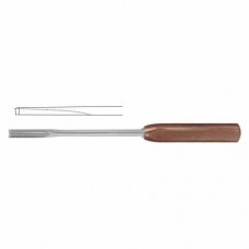 FiberGrip™ Lexer Bone Gouge Angled Stainless Steel, 27.5 cm - 10 3/4" Blade Width 15 mm